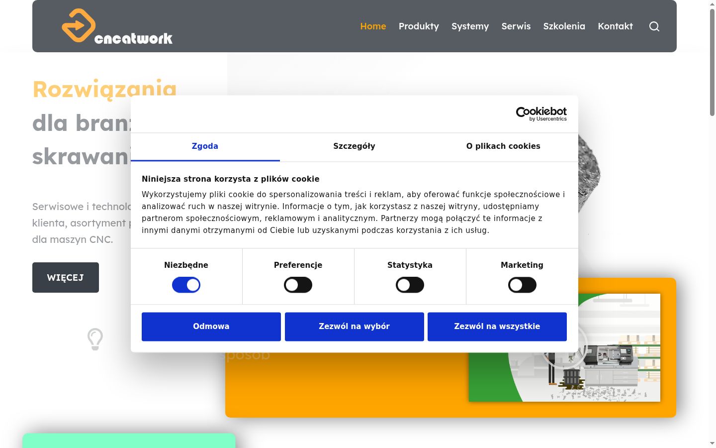 Snímka obrazovky banera súhlasu zobrazeného pred akoukoľvek interakciou