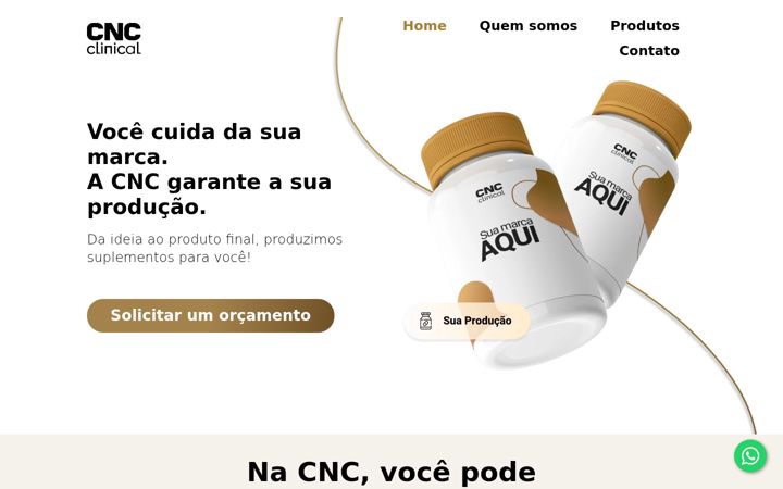 Posnetek zaslona cncclinical.com.br