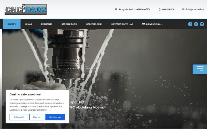 Screenshot di cncdadr.si