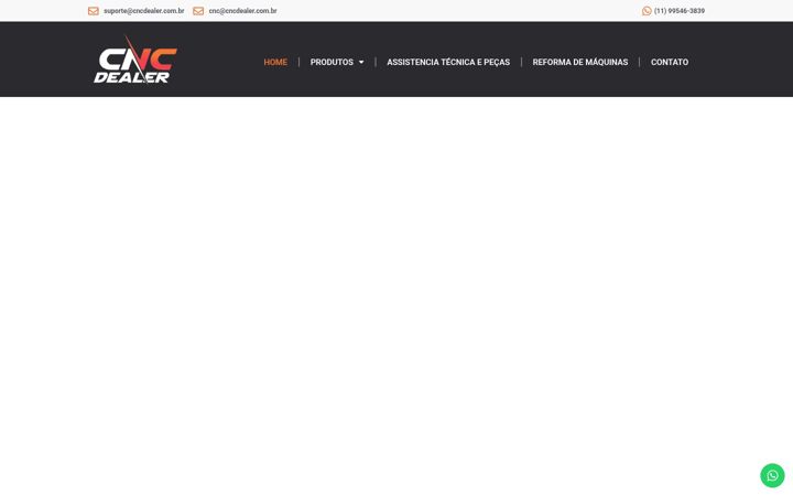 Posnetek zaslona cncdealer.com.br