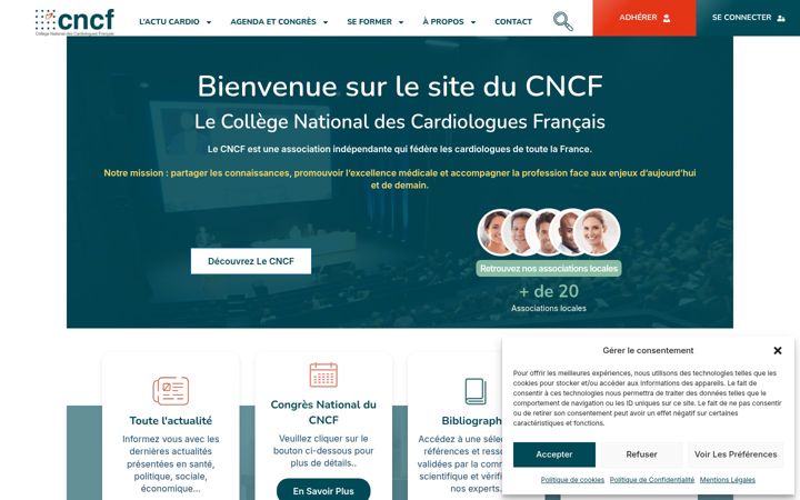 Screenshot of cncf.eu
