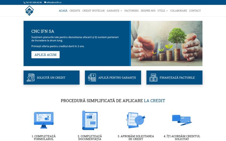Zrzut ekranu cncifn.ro