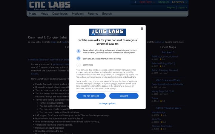 Screenshot of cnclabs.com