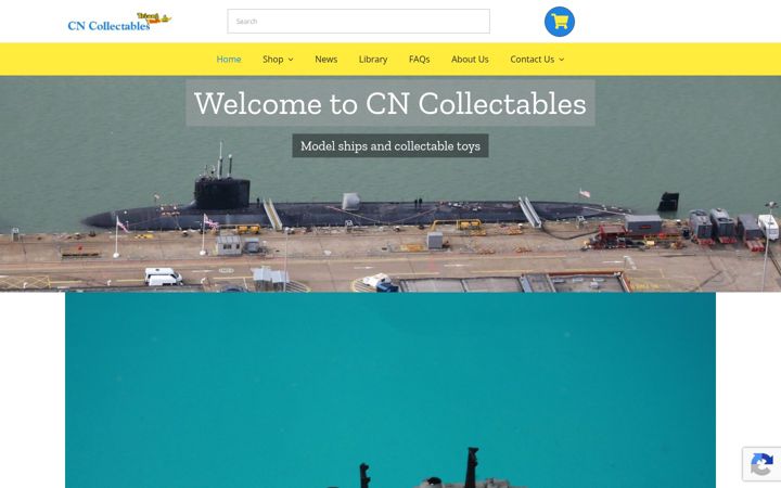 Screenshot of cncollectables.co.uk