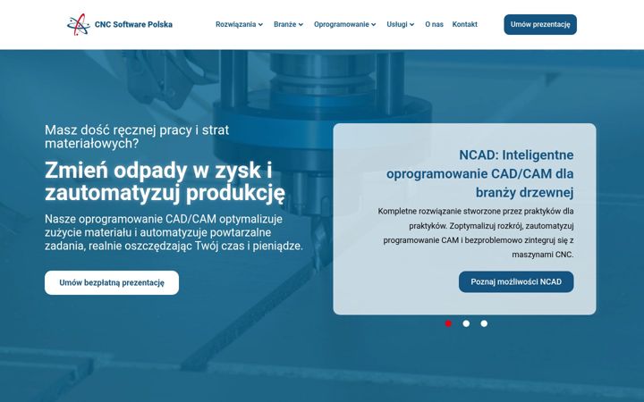 Screenshot of cncsoftware.pl