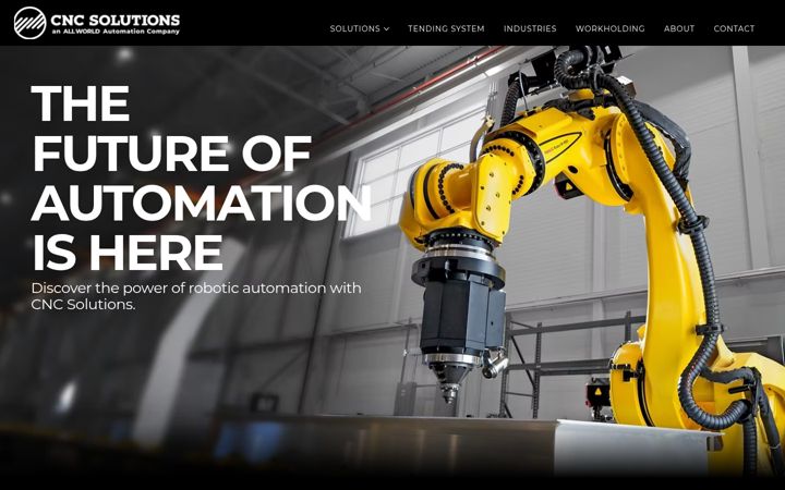 Screenshot of cncsolutionsllc.com