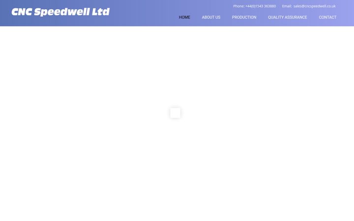 Screenshot of cncspeedwell.co.uk