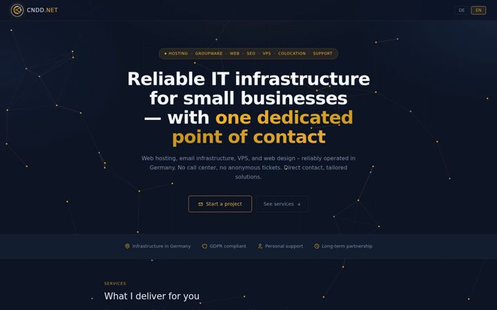 Screenshot of cndd.net