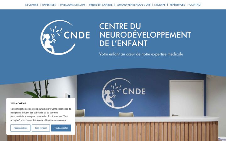 Captură de ecran a cnde-boulogne.fr