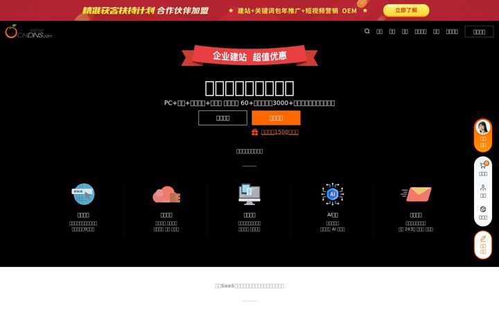 Screenshot of cndns.com