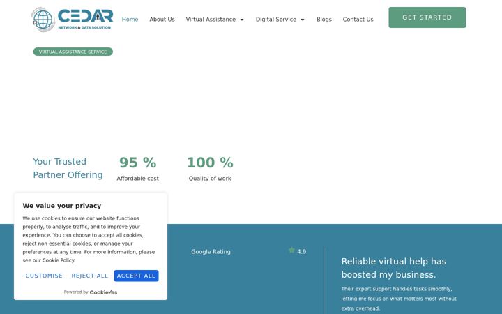 Screenshot of cndsolutions.co.uk