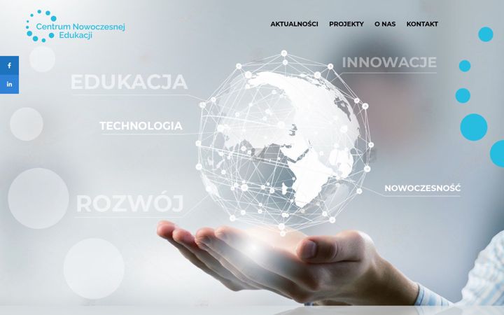 Screenshot of cne.org.pl