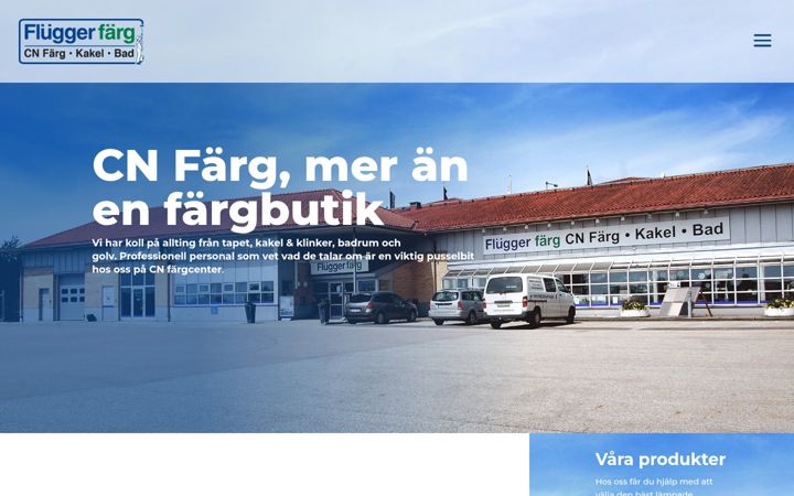 Screenshot stránky cnfargcenter.se