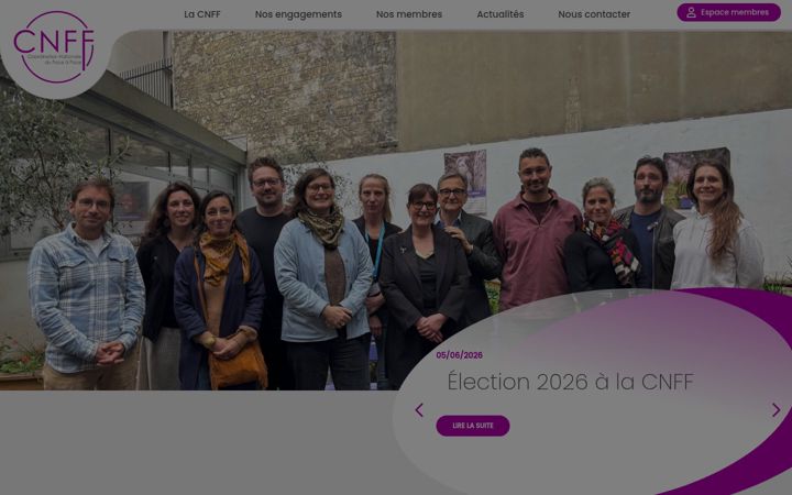 Capture d'écran de cnff-france.org