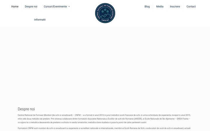 Screenshot of cnfm.ro
