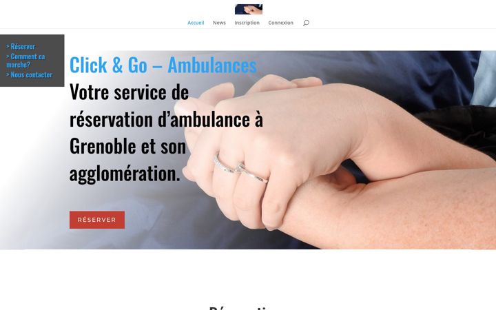 Screenshot of cng-ambulances.fr