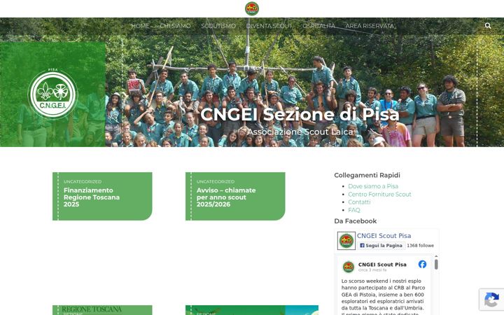 Screenshot of cngeipisa.it