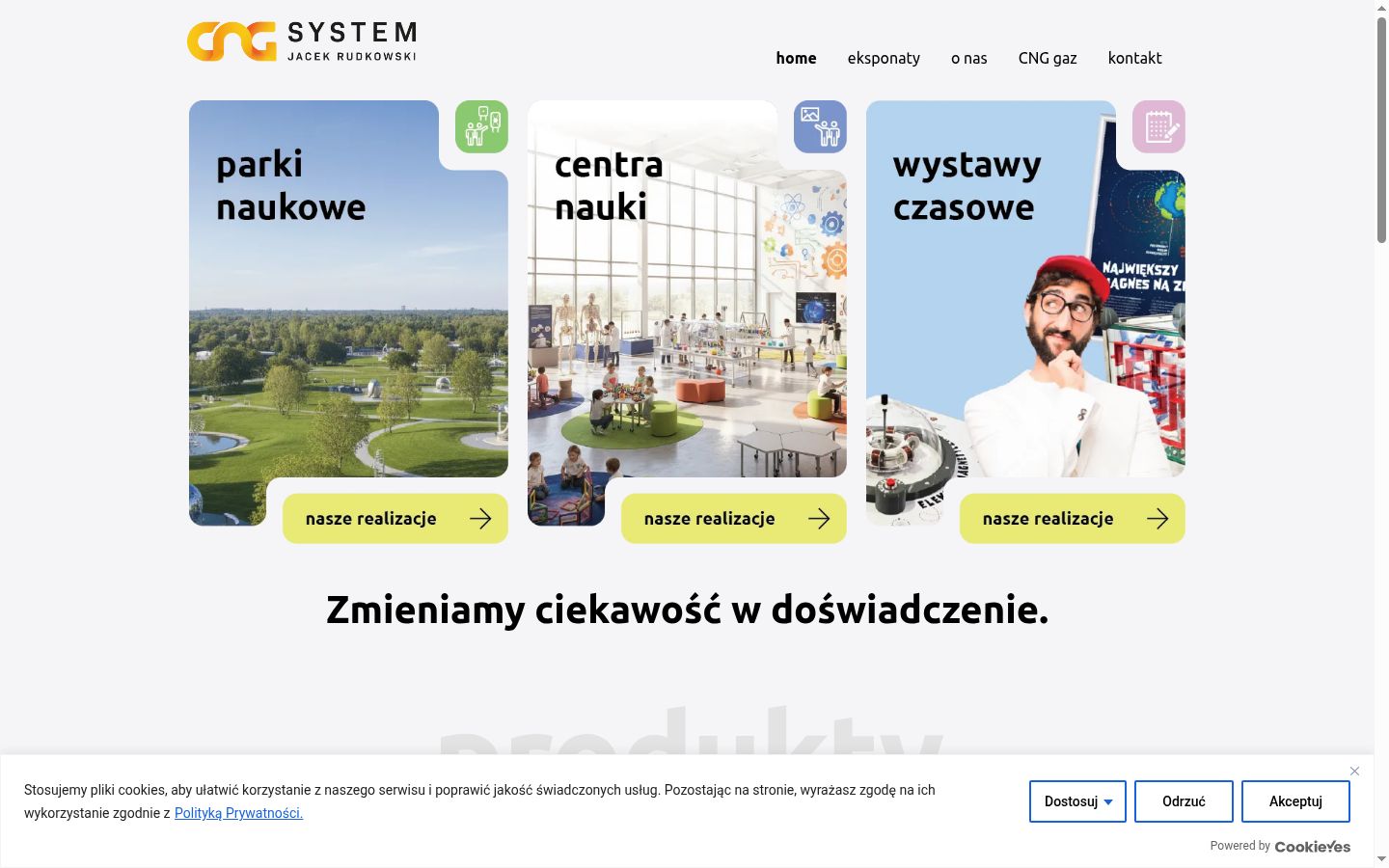 Snímek obrazovky baneru souhlasu zobrazeného před jakoukoli interakcí