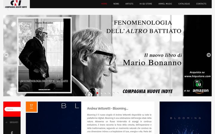 Screenshot of cnimusic.it