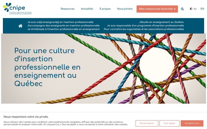 Screenshot of cnipe.ca