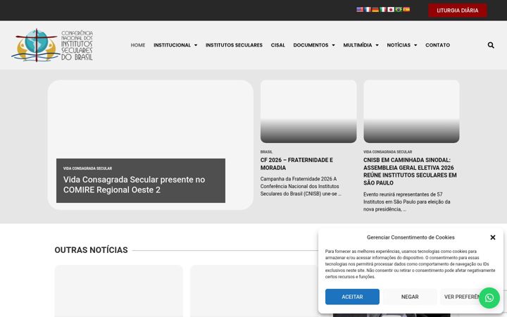 Posnetek zaslona cnisb.org.br