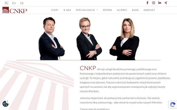 Screenshot of cnkp.pl