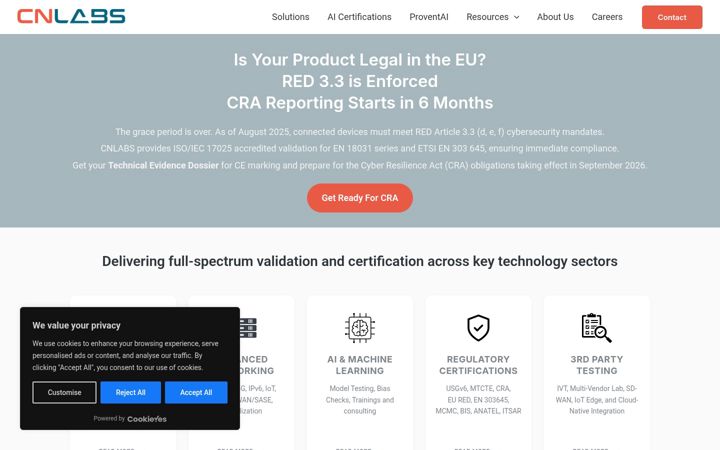 Screenshot of cnlabsglobal.com