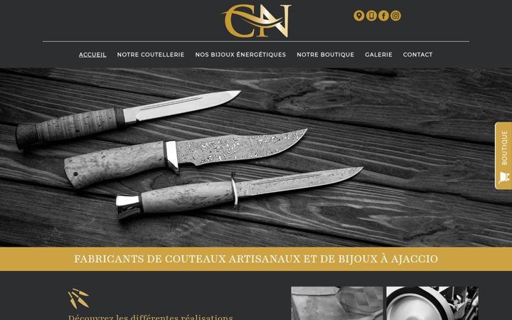 Screenshot of cnlartdelacoutelleriecorse.com