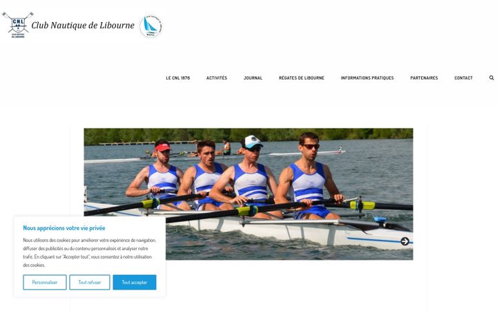 Captura de pantalla de cnlibourne.fr