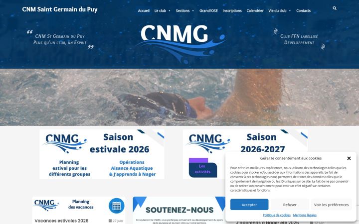 Screenshot of cnm-germinois.fr