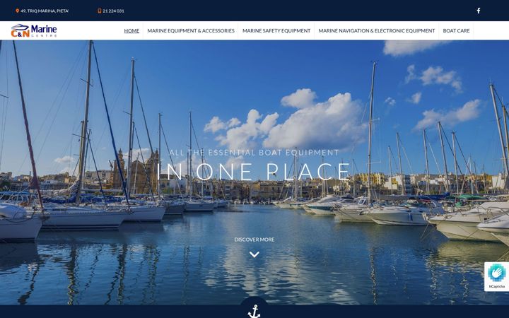 Screenshot of cnmarinemalta.com