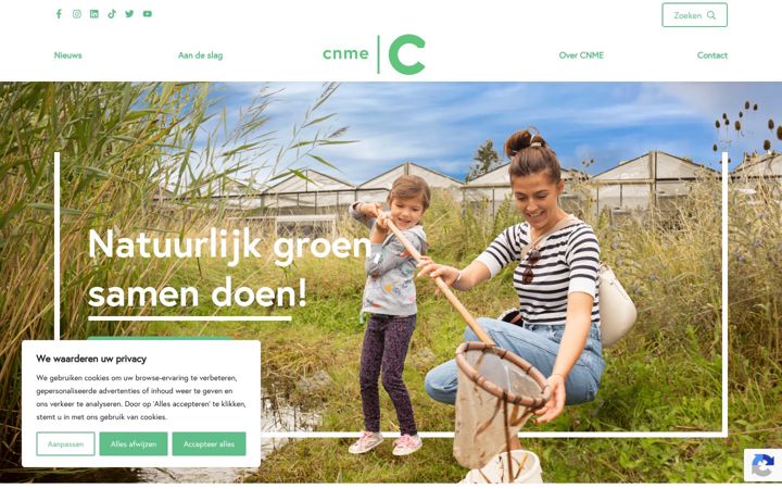 Skærmbillede af cnme.nl