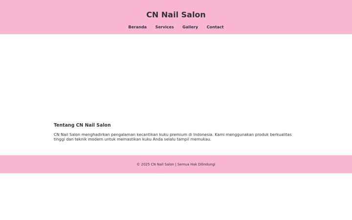 Screenshot of cnnailsalon.com