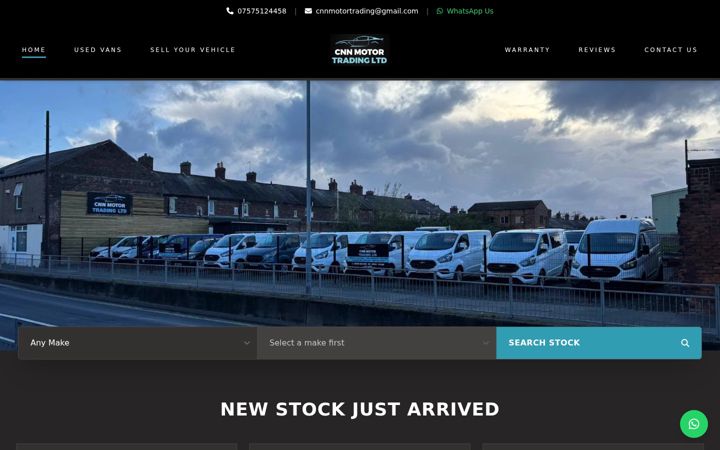 Screenshot of cnnmotortrading.co.uk