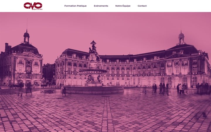 Zrzut ekranu cnoaquitaine.fr