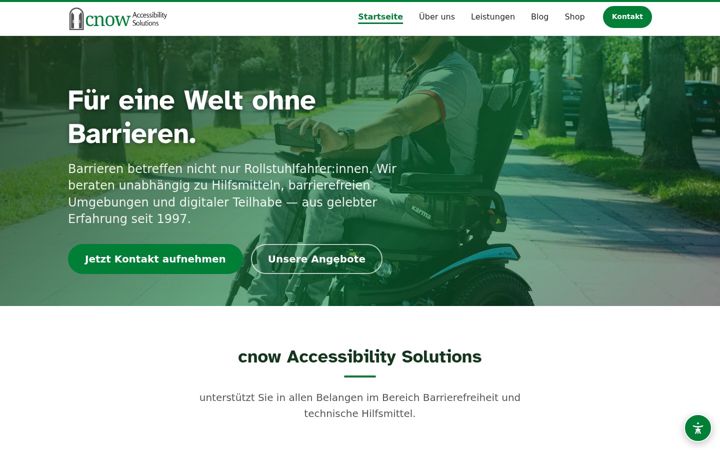 Screenshot of cnow-accessibility.de