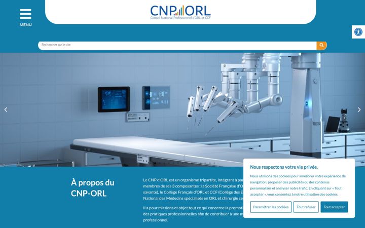 Capture d'écran de cnp-orl.org