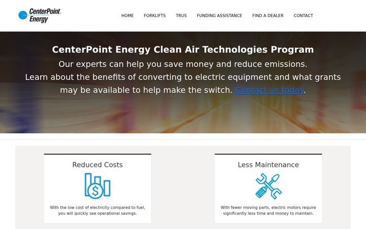 Screenshot of cnpelectrification.com