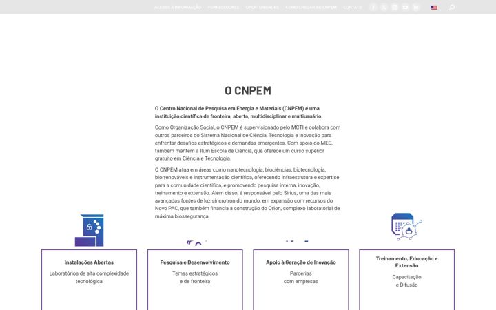 Screenshot of cnpem.br
