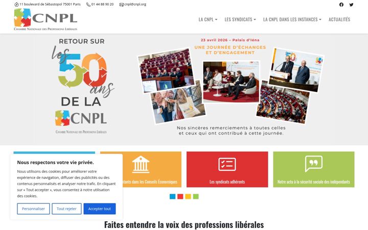Screenshot of cnpl.org