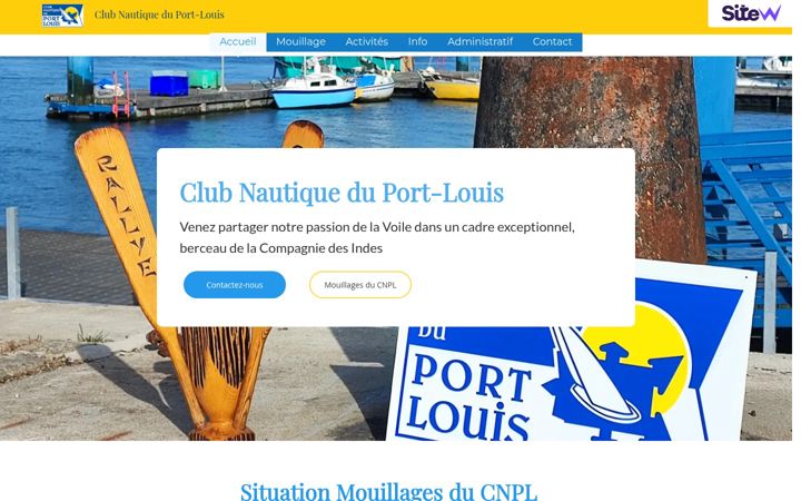 Capture d'écran de cnportlouis.fr