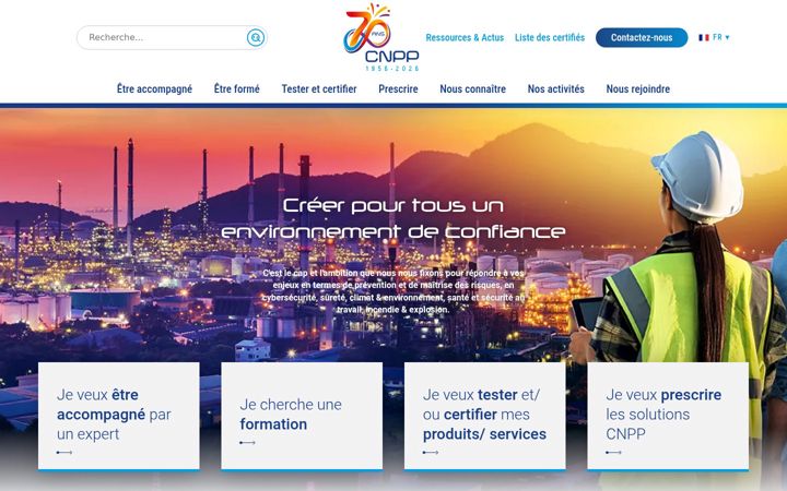 Screenshot of cnpp.com