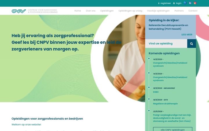 Screenshot of cnpv.be