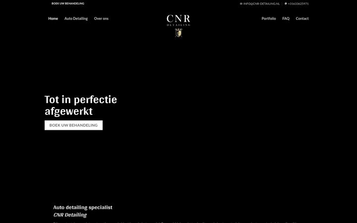 Skærmbillede af cnr-detailing.nl
