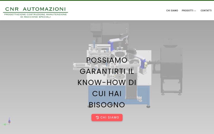 Screenshot of cnrautomazioni.it