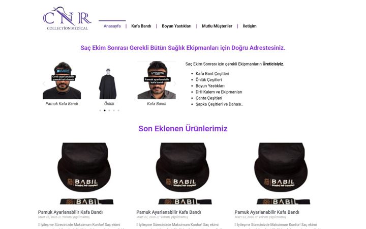 Screenshot of cnrcollectionmedical.com