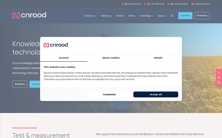 Screenshot of cnrood.com