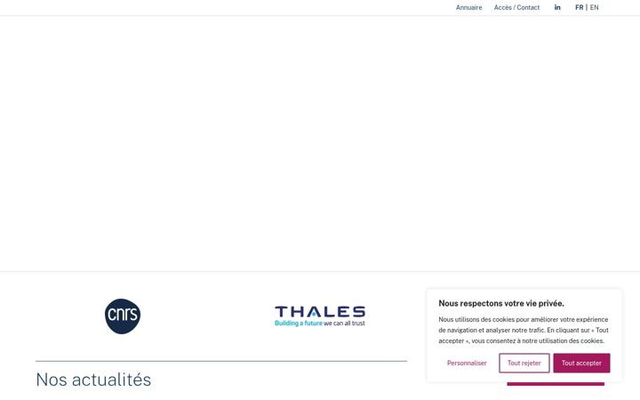 Capture d'écran de cnrs-thales.fr