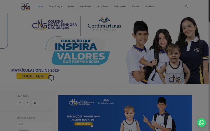 Posnetek zaslona cnsg.com.br