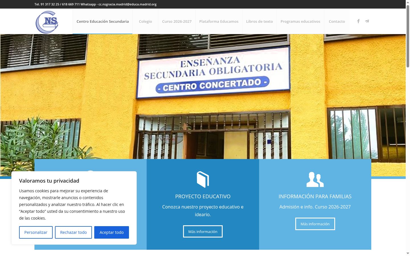 Snímek obrazovky baneru souhlasu zobrazeného před jakoukoli interakcí